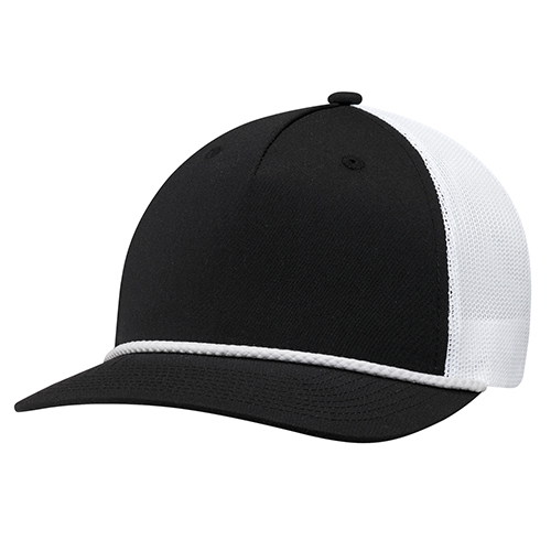 5160M - Polycotton / Polyester Mesh Hat - AJM - Image 3