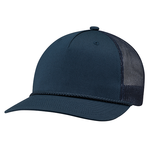 5160M - Polycotton / Polyester Mesh Hat - AJM - Image 5