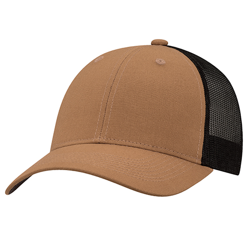 7F640M - Duck Canvas / Polyester Mesh Hat - AJM - Image 4