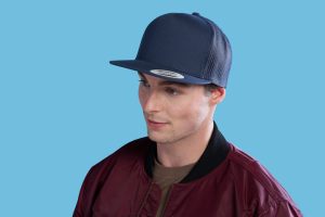 F06006 - YP Classics 5 Panel Flat Peak Snap Back Trucker Cap - CSW