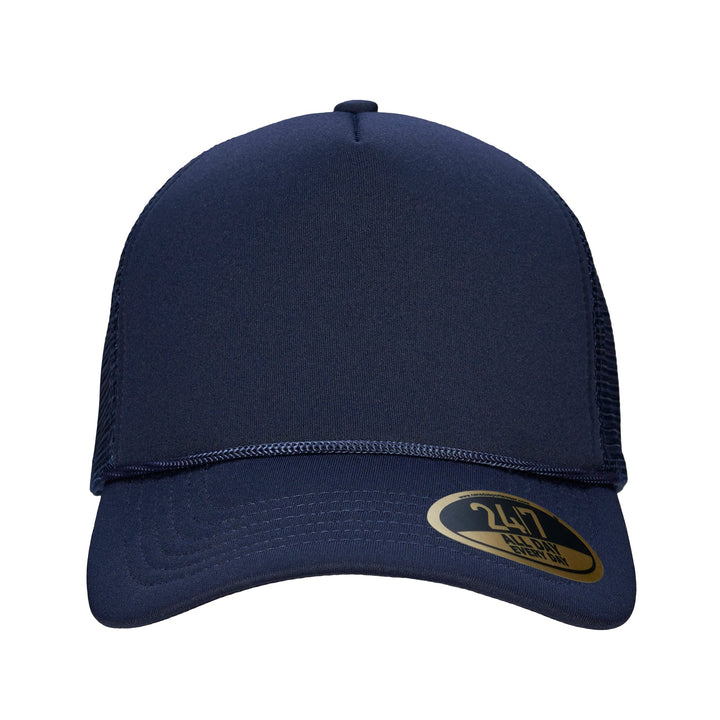 H08210 - Retro 5-Panel Foam Snap Back Trucker Cap - CSW - Image 3