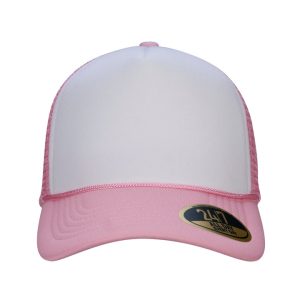 H08210 - Retro 5-Panel Foam Snap Back Trucker Cap - CSW