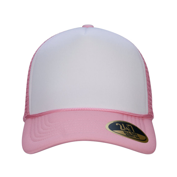 H08210 - Retro 5-Panel Foam Snap Back Trucker Cap - CSW