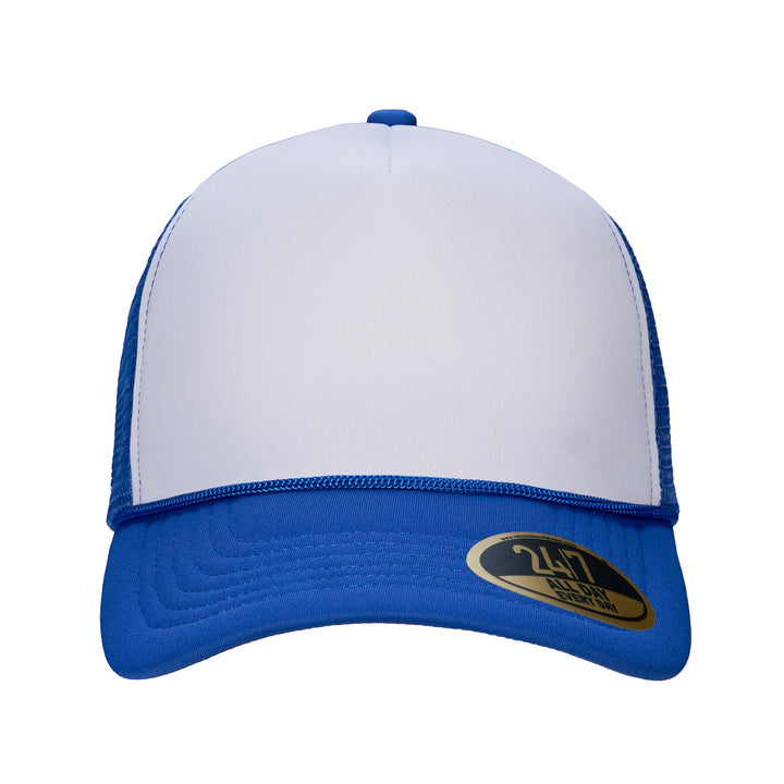 H08210 - Retro 5-Panel Foam Snap Back Trucker Cap - CSW - Image 7