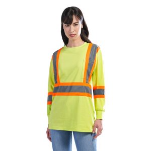 S05995 - Paramount Cotton Long Sleeve Hi-Vis T-Shirt - CSW