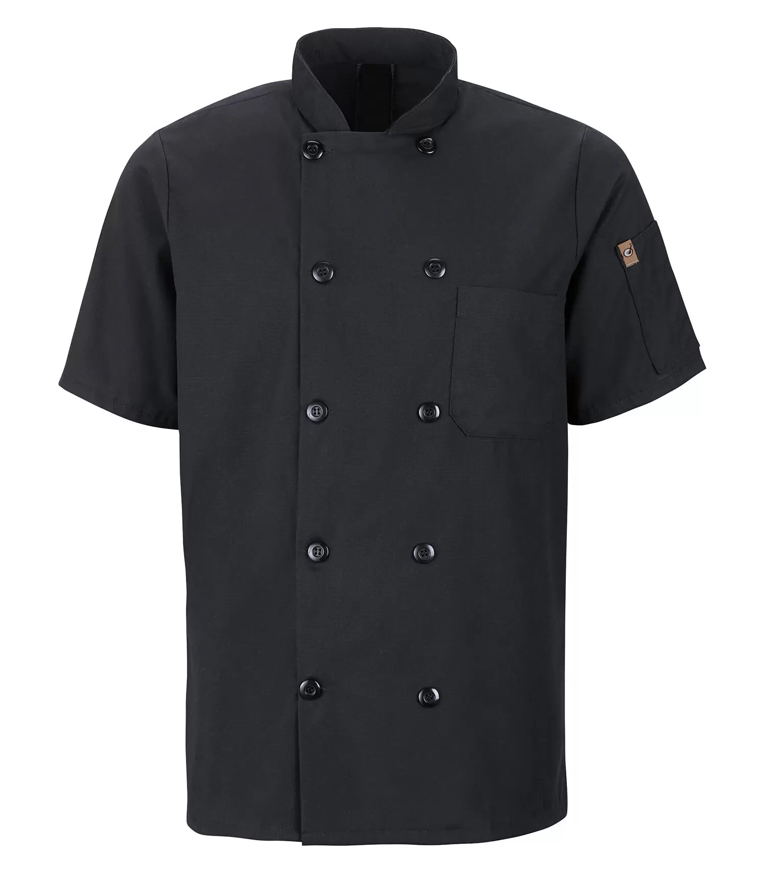 046X - Short Sleeve Chef Coat With Oilblok + Mimix - RED KAP CHEF DESIGNS