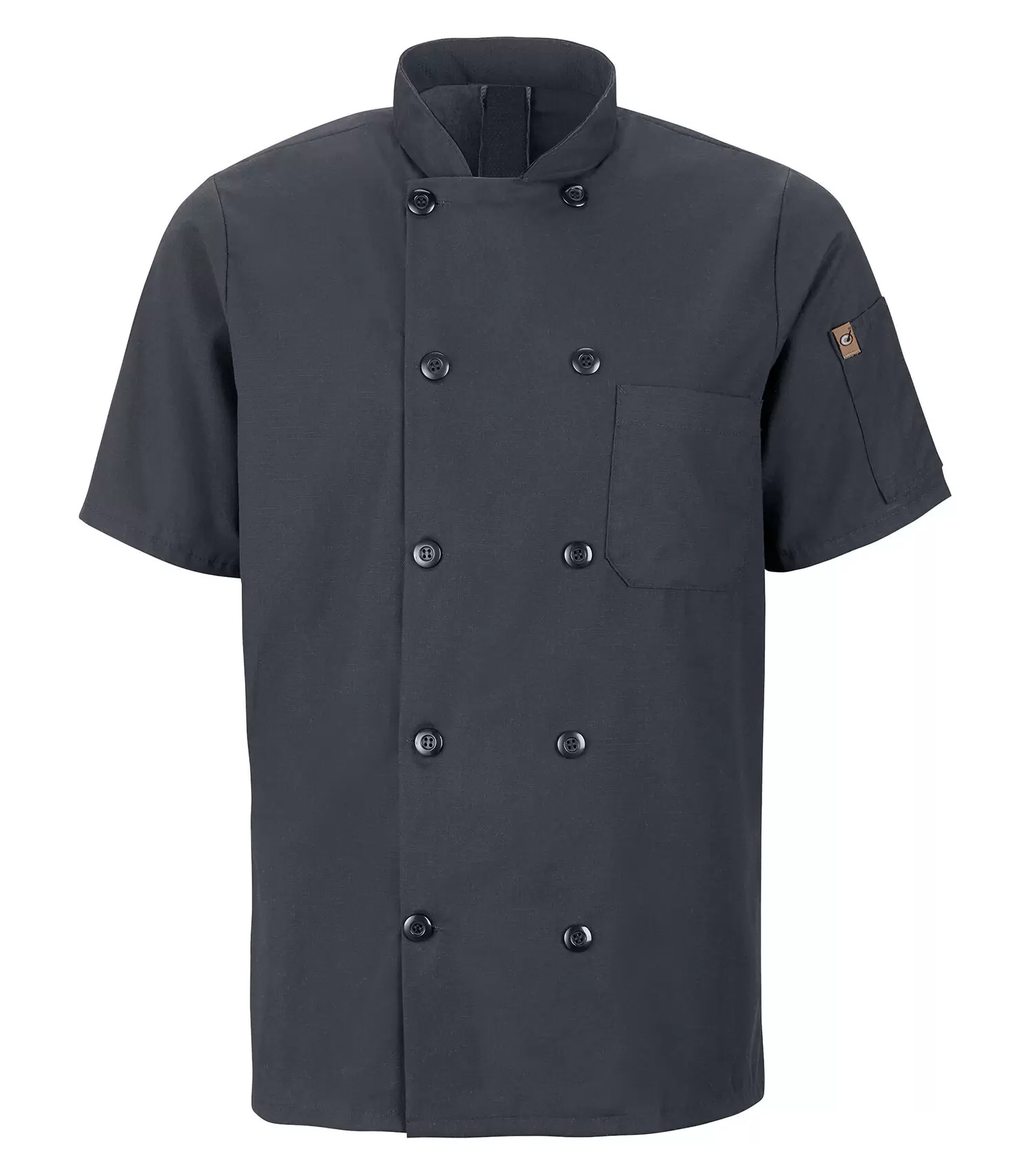 046X - Short Sleeve Chef Coat With Oilblok + Mimix - RED KAP CHEF DESIGNS - Image 2