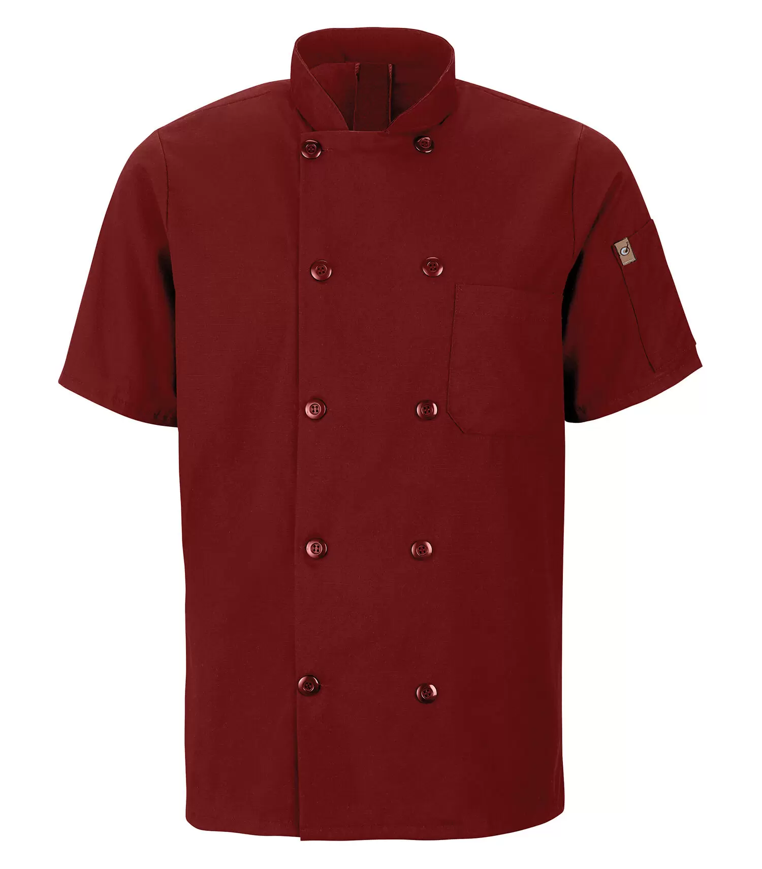 046X - Short Sleeve Chef Coat With Oilblok + Mimix - RED KAP CHEF DESIGNS - Image 3