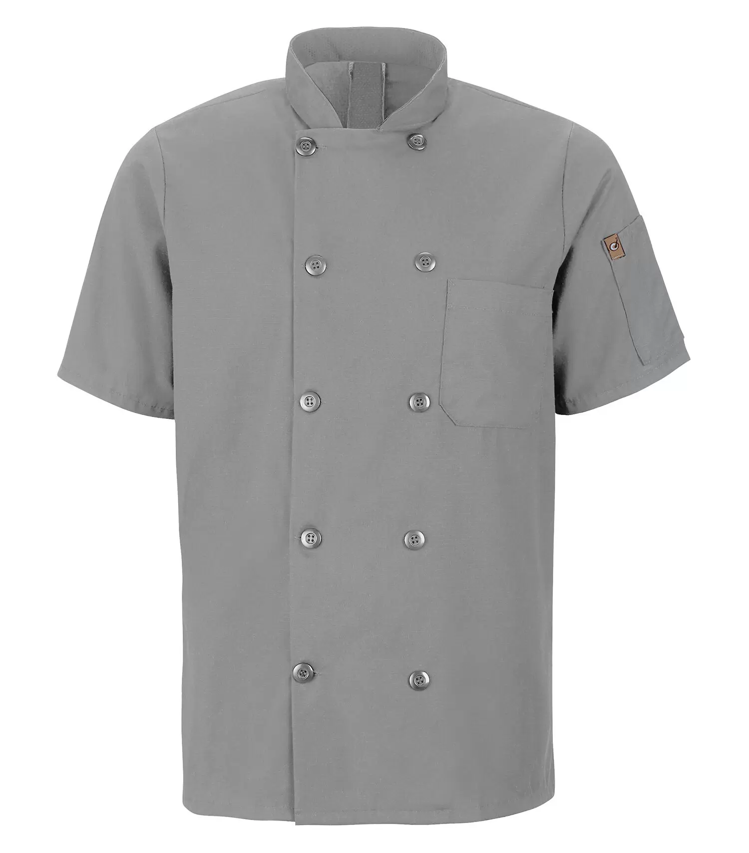 046X - Short Sleeve Chef Coat With Oilblok + Mimix - RED KAP CHEF DESIGNS - Image 5