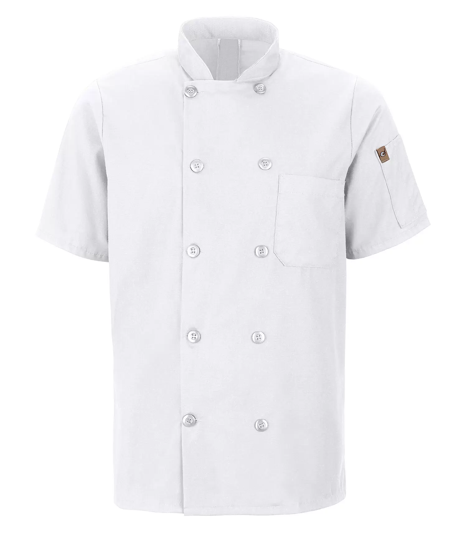 046X - Short Sleeve Chef Coat With Oilblok + Mimix - RED KAP CHEF DESIGNS - Image 4