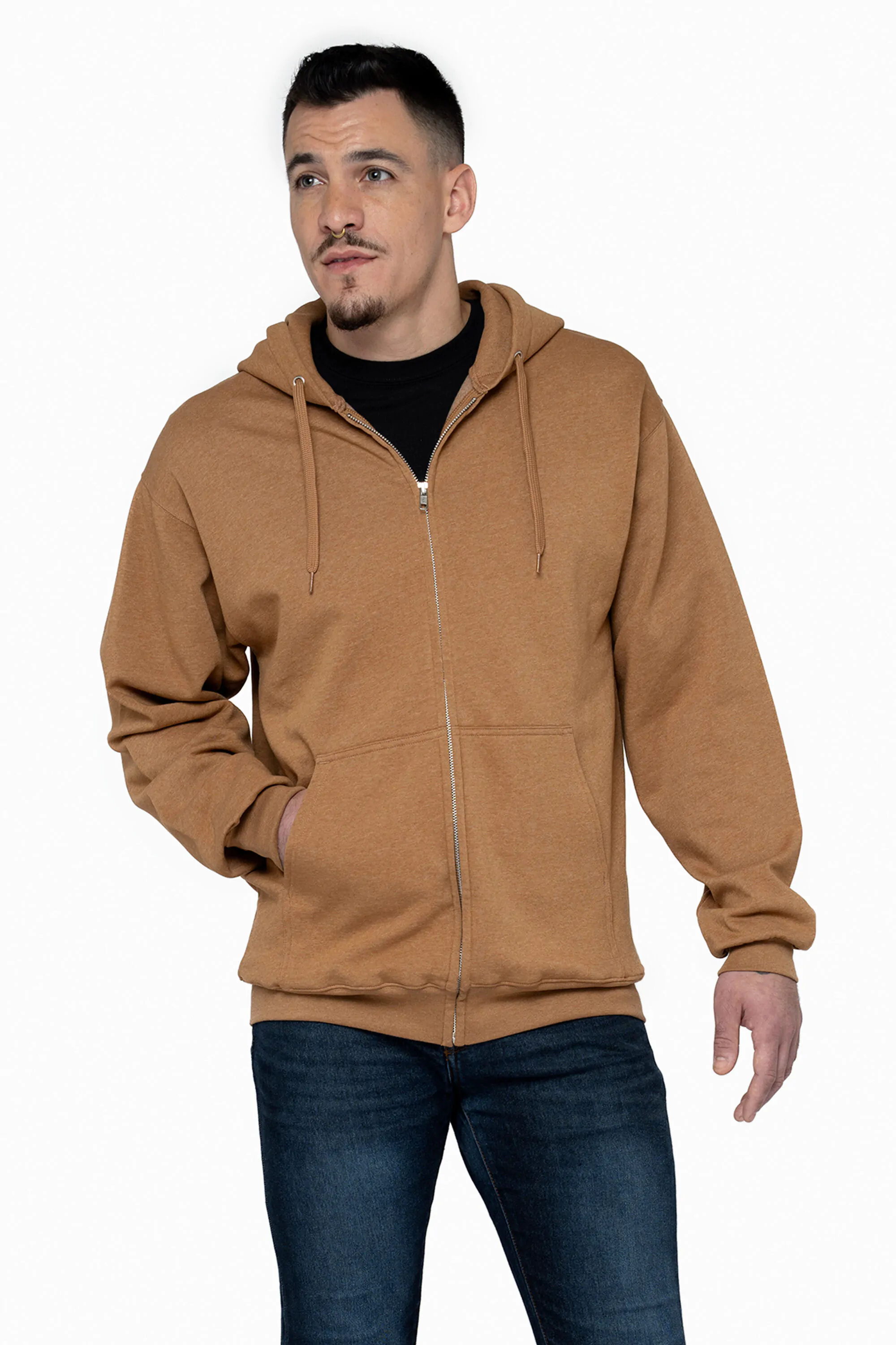ATCF6600 - Tourbillon Fleece Full Zip Hoodie - ATC EARTH WASH