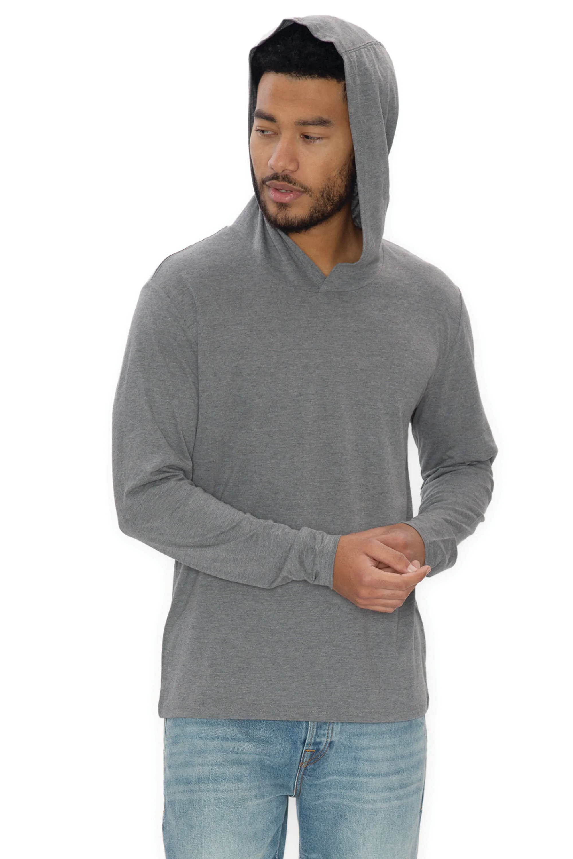 KOI8051 - Element Triblend Long Sleeve Hooded Tee - KOI