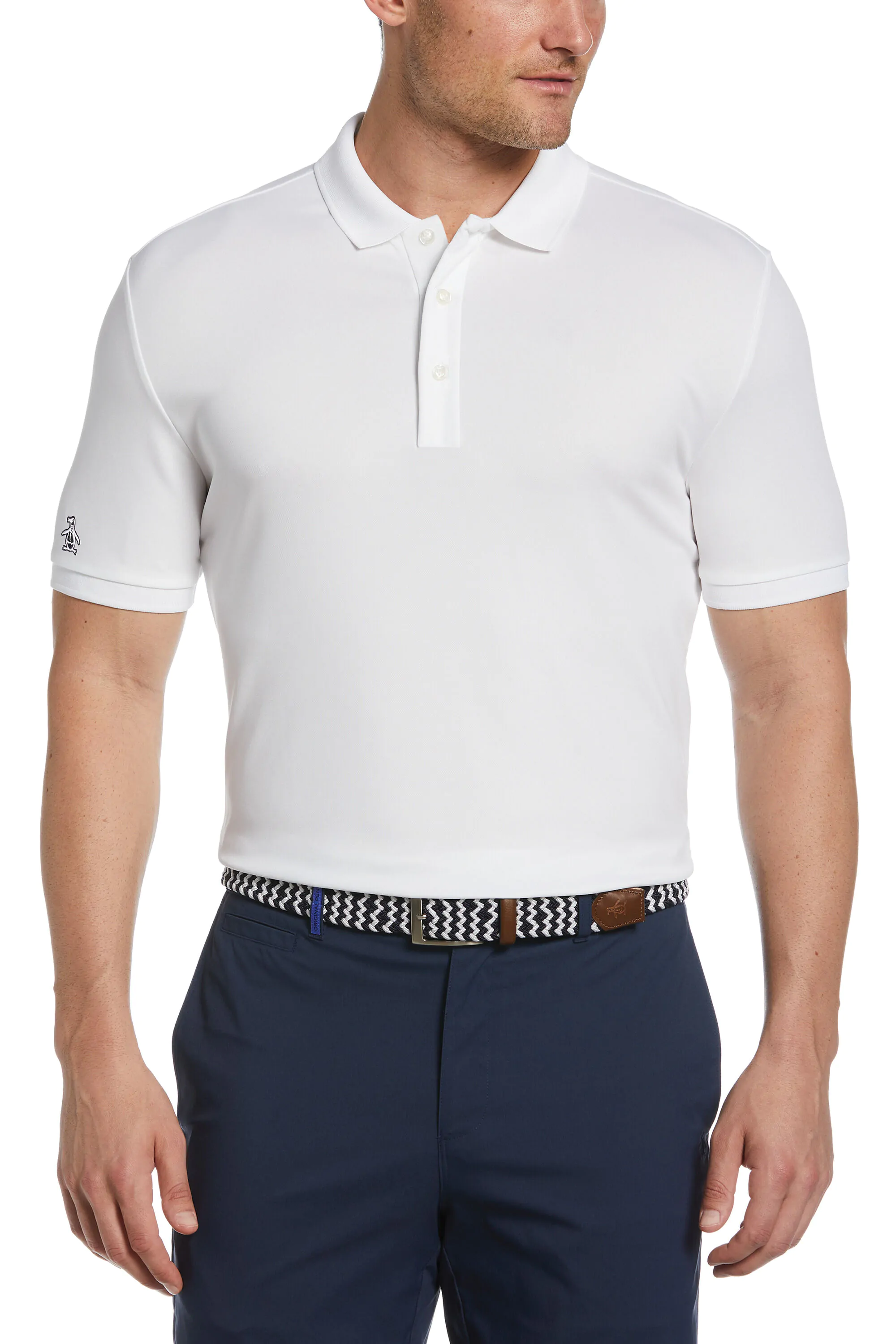 OGM0F4 - Solid Polo - ORIGINAL PENGUIN