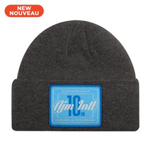 0404M - Acrylic Cuff Toque with Oversized 10cm Cuff - AJM
