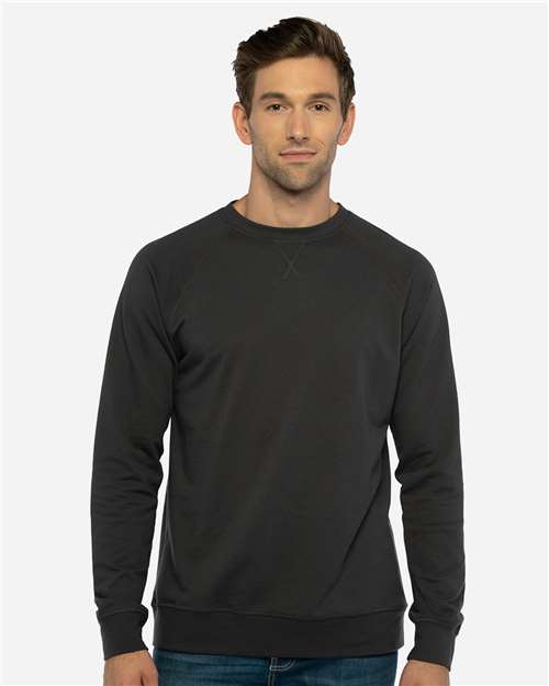 9000 - Unisex Laguna Raglan Crewneck Sweatshirt - Next Level - Image 6