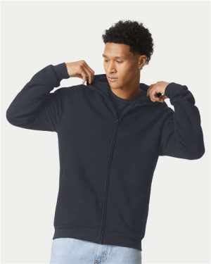 RF497 - Unisex ReFlex Fleece Full-Zip Hoodie Sweatshirt - American Apparel