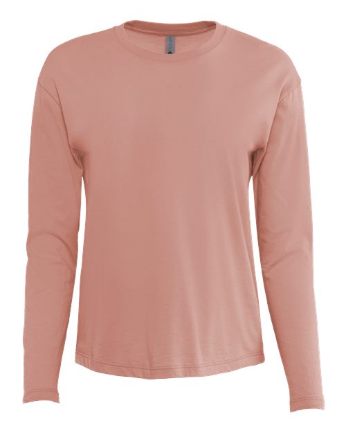 3911 - Women's Cotton Relaxed Long Sleeve T-Shirt - Next Level - Image 10