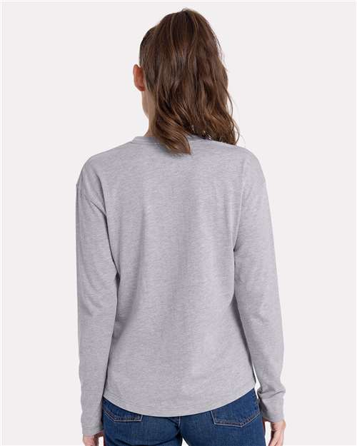 3911 - Women's Cotton Relaxed Long Sleeve T-Shirt - Next Level - Image 14