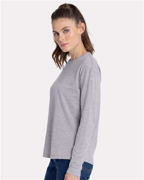 3911 - Women's Cotton Relaxed Long Sleeve T-Shirt - Next Level - Image 13