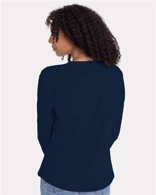 3911 - Women's Cotton Relaxed Long Sleeve T-Shirt - Next Level - Image 20