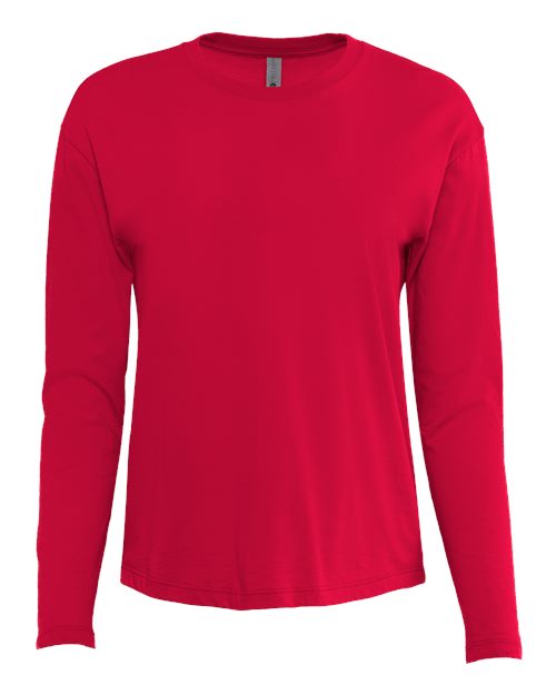 3911 - Women's Cotton Relaxed Long Sleeve T-Shirt - Next Level - Image 27