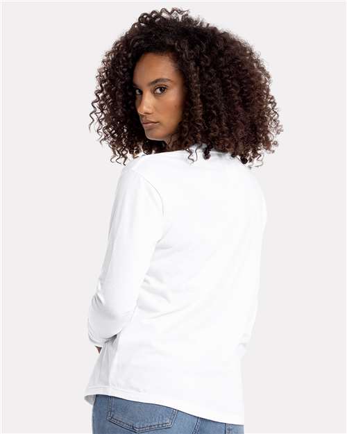 3911 - Women's Cotton Relaxed Long Sleeve T-Shirt - Next Level - Image 31