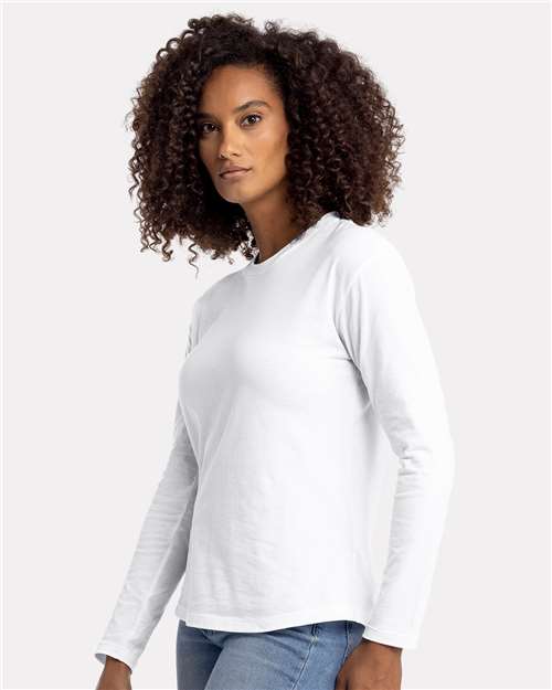 3911 - Women's Cotton Relaxed Long Sleeve T-Shirt - Next Level - Image 30