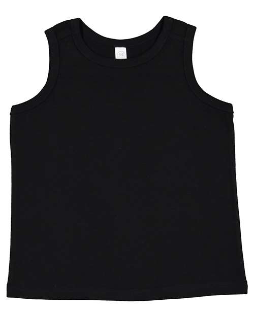 3323 - Toddler Fine Jersey Tank - Rabbit Skins - Image 4