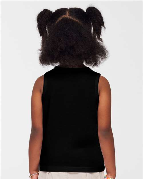 3323 - Toddler Fine Jersey Tank - Rabbit Skins - Image 3