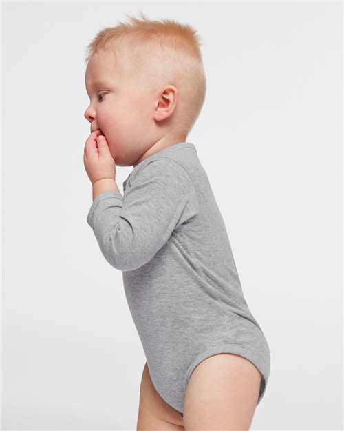 4421 - Infant Fine Jersey Long Sleeve Bodysuit - Rabbit Skins - Image 5