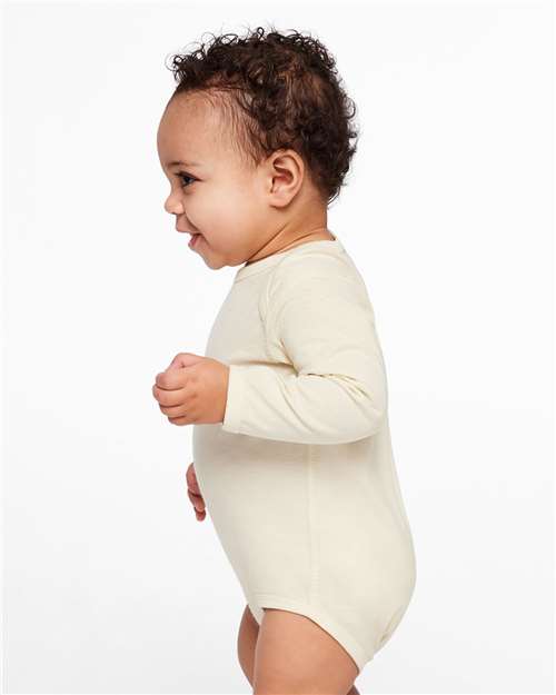 4421 - Infant Fine Jersey Long Sleeve Bodysuit - Rabbit Skins - Image 11