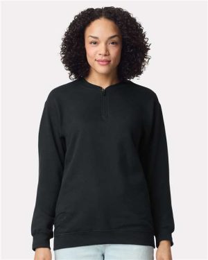 SF008 - Unisex Softstyle® Midweight 1/4 Zip Sweatshirt - Gildan