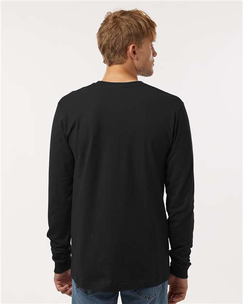4501 - Fine Jersey Long Sleeve T-Shirt - M&O - Image 3