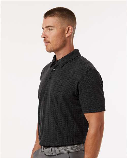 A702 - Men's Blended Printed Polo - Adidas - Image 2
