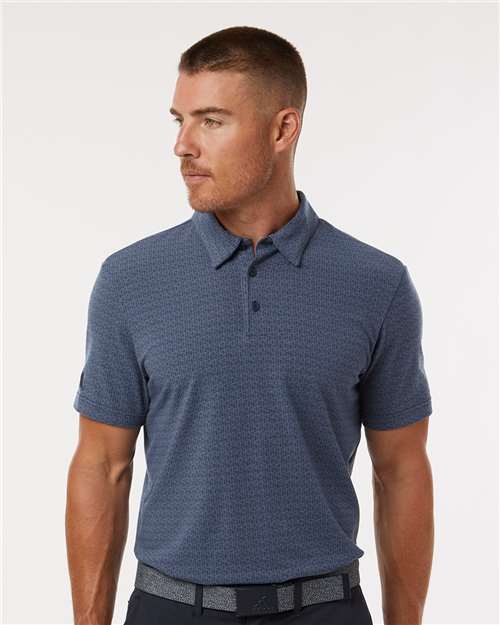 A702 - Men's Blended Printed Polo - Adidas - Image 13