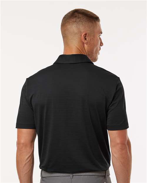 A704 - Men's Textured Stripe Polo - Adidas - Image 3