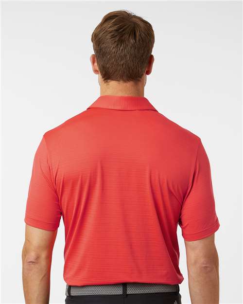 A704 - Men's Textured Stripe Polo - Adidas - Image 9