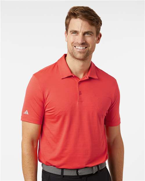 A704 - Men's Textured Stripe Polo - Adidas - Image 7