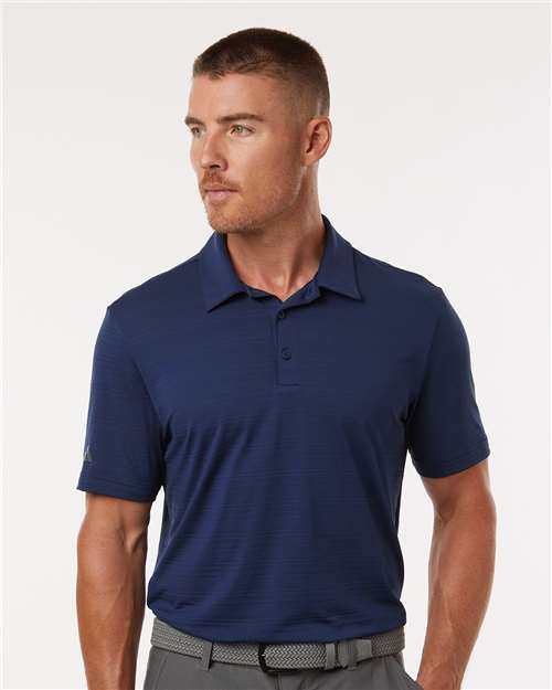 A704 - Men's Textured Stripe Polo - Adidas - Image 19