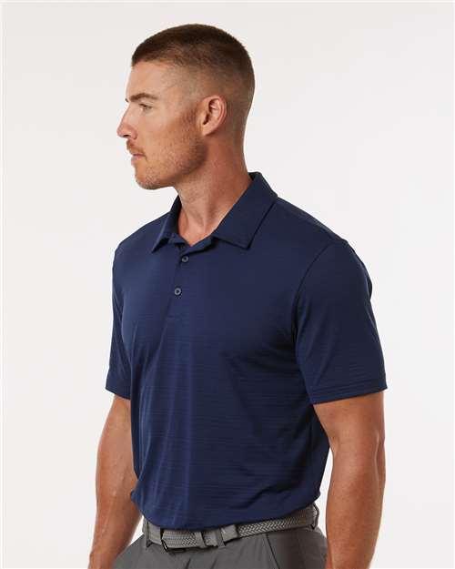 A704 - Men's Textured Stripe Polo - Adidas - Image 20