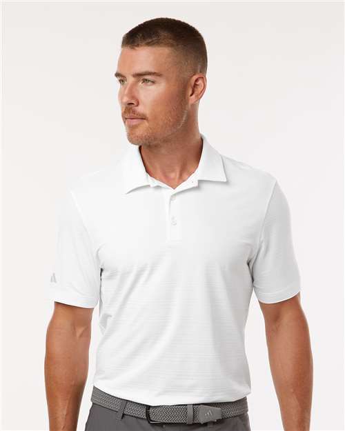 A704 - Men's Textured Stripe Polo - Adidas - Image 25