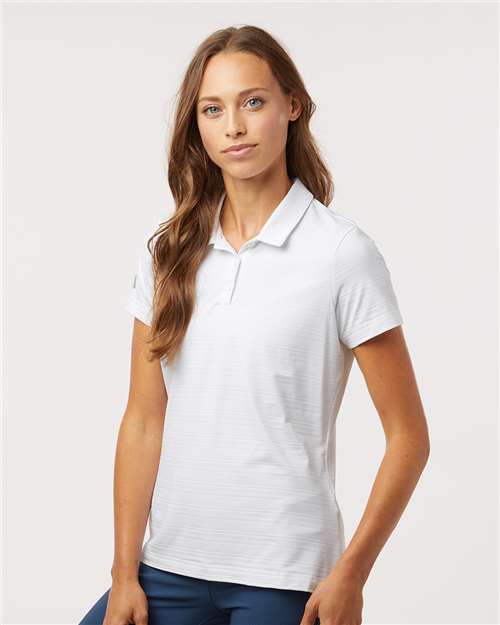 A707 - Women's Textured Stripe Polo - Adidas - Image 14