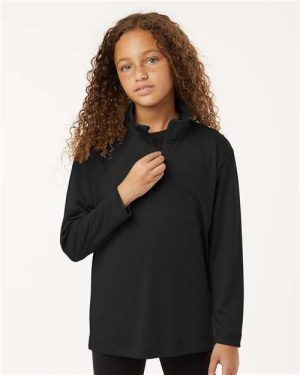 41870Y - Youth Pro-Lock Performance Quarter-Zip Pullover - AllPro