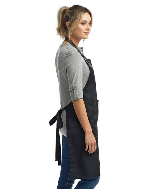 RP123 - Espresso Bib Apron - Artisan Collection by Reprime - Image 2