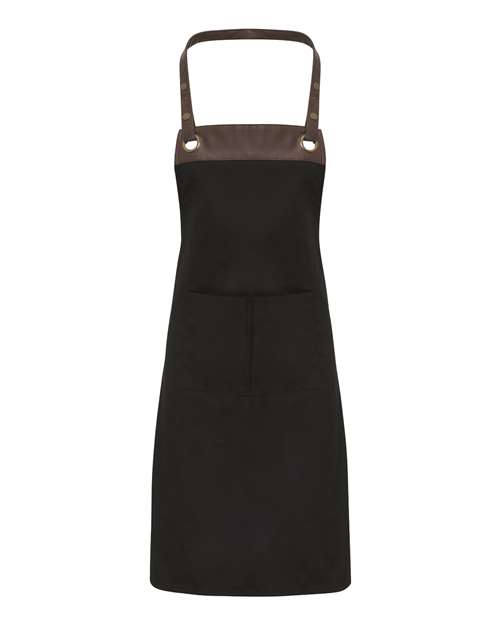 RP123 - Espresso Bib Apron - Artisan Collection by Reprime - Image 8