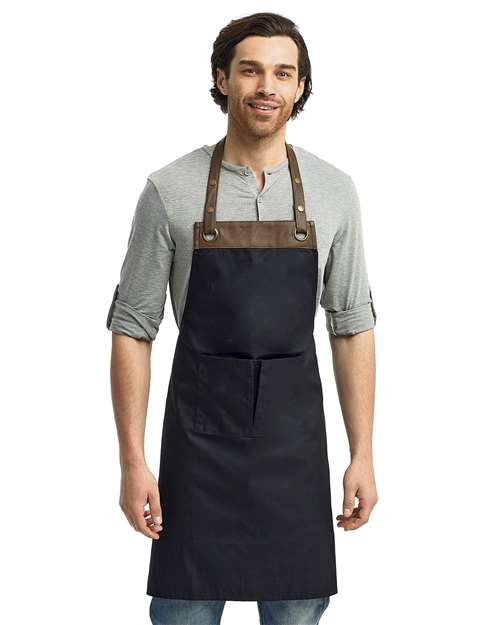 RP123 - Espresso Bib Apron - Artisan Collection by Reprime - Image 5