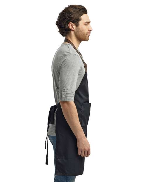 RP123 - Espresso Bib Apron - Artisan Collection by Reprime - Image 6