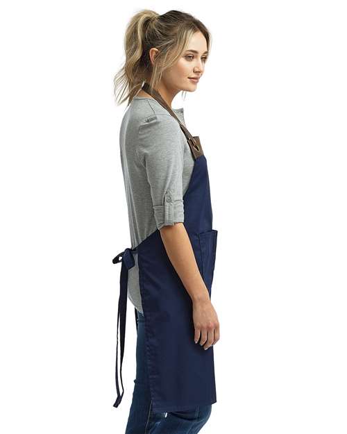 RP123 - Espresso Bib Apron - Artisan Collection by Reprime - Image 14