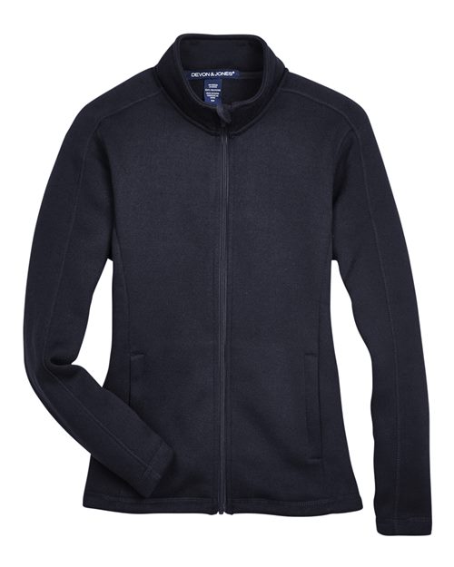 DG793W - Women's Bristol Full-Zip Sweater Fleece Jacket - Devon & Jones - Image 4