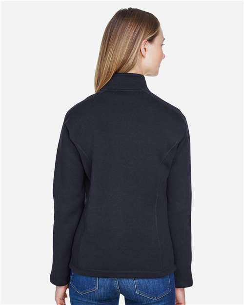 DG793W - Women's Bristol Full-Zip Sweater Fleece Jacket - Devon & Jones - Image 3